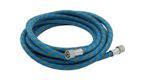 Braided Air Hose with 2 x 1/8" fem. thread 3 m