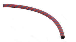 Braided Air Hose with 3.3 x 7 mm red/blue, linear meter