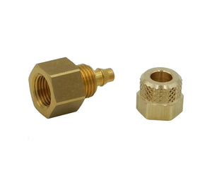 Hose connector 4 x 6 mm with 1/8″ fem. thread