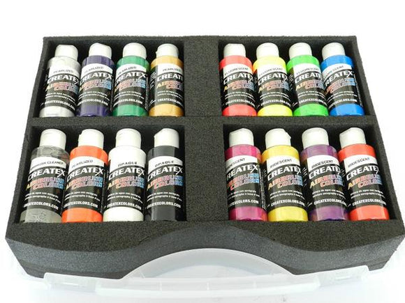 Createx Airbrush Colors Case Assorted